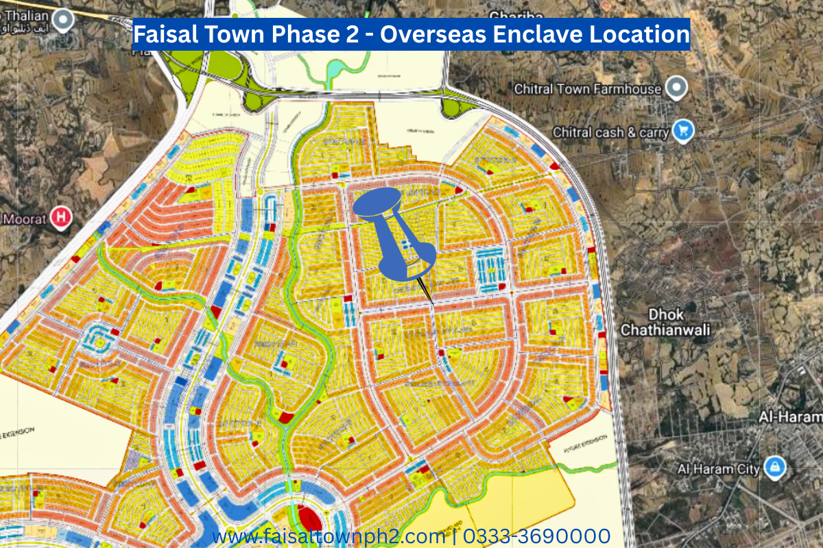 Faisal town Phase 2 overseas enclave location