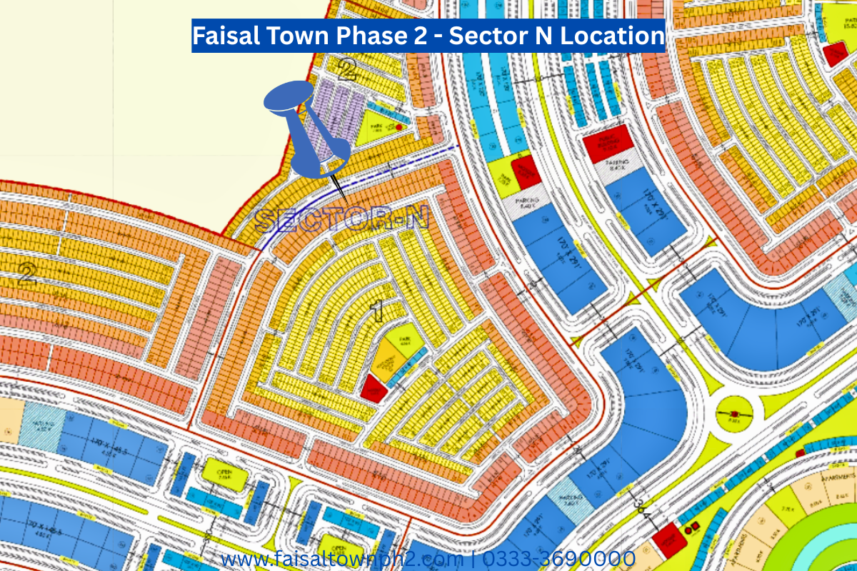 faisal town phase 2 N block location