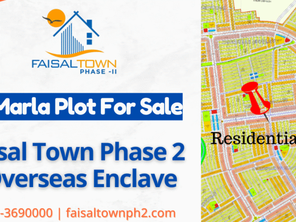 14 Marla Plots for Sale in Faisal Town Phase 2 – Overseas Enclave