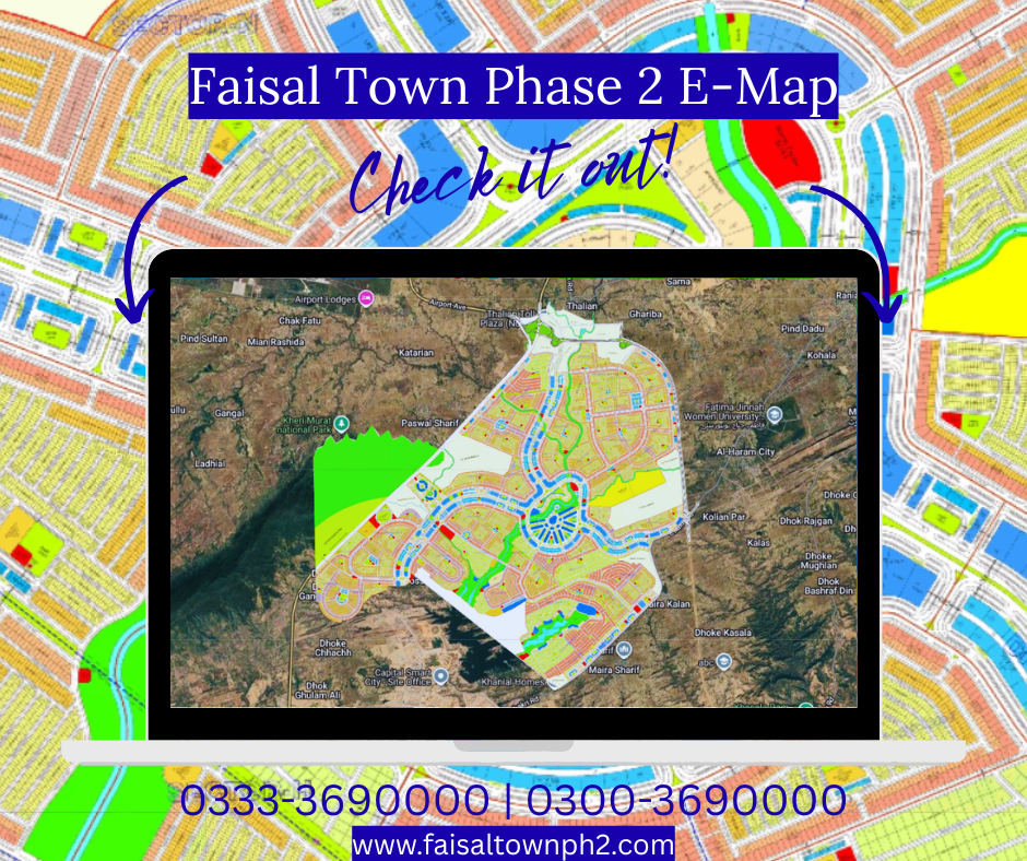 Faisal town phase 2 e-map